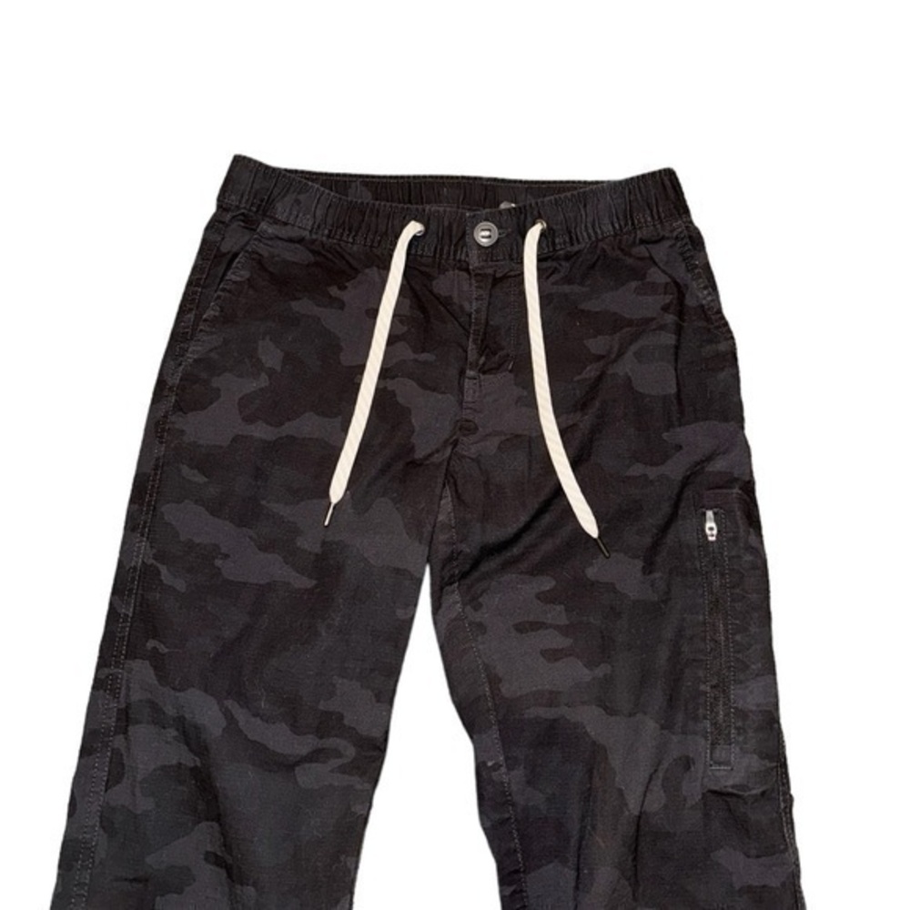 Vuori Ripstop‎ Grey Charcoal Camo Drawstring Pants - Picture 3 of 9